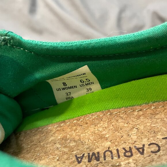 Cariuma OCA LOW (green canvas) size 8 - Picture 3 of 6